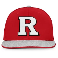 Men's Fanatics Scarlet Rutgers Scarlet Knights Loden Snapback Hat