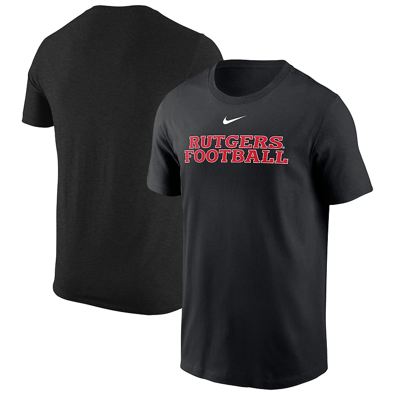 T-shirt à manches courtes en coton Dri-Fit Rtgers NCAA BCS Rutgers V110625 TEEMENSCR M11843-P034292-RUTU-D-00A #1