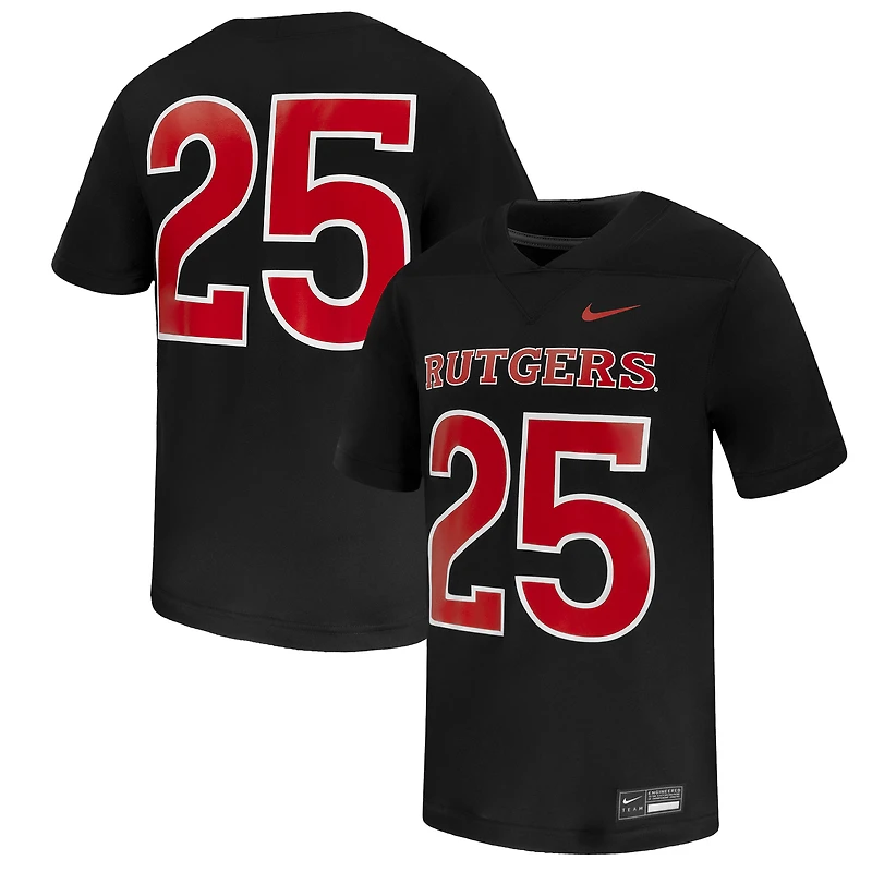 Men's Nike #25 Rutgers Scarlet Knights Untouchable Replica Game Jersey