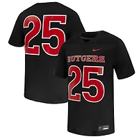 Men's Nike #25 Rutgers Scarlet Knights Untouchable Replica Game Jersey