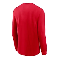 Men's Nike Scarlet Rutgers Knights Legend Dri-FIT Long Sleeve T-Shirt