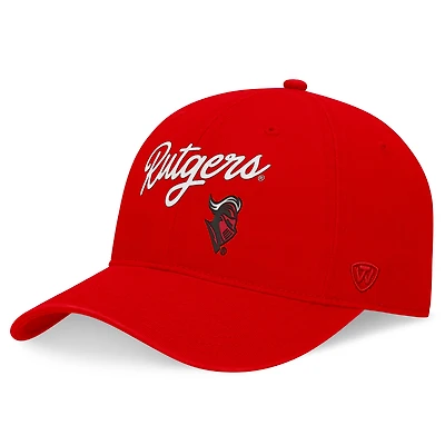 Men's Top of the World Scarlet Rutgers Scarlet Knights Heritage CeeCee Adjustable Hat