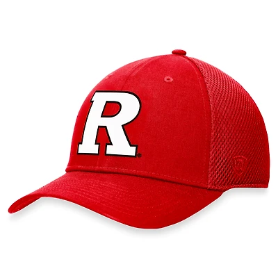 Casquette Spacer Flex Top of the World Scarlet Rutgers Knights pour homme