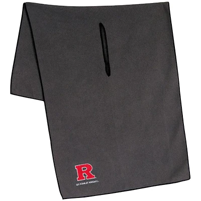 Serviette en microfibre grise Rutgers Scarlet Knights 19 "x 41"