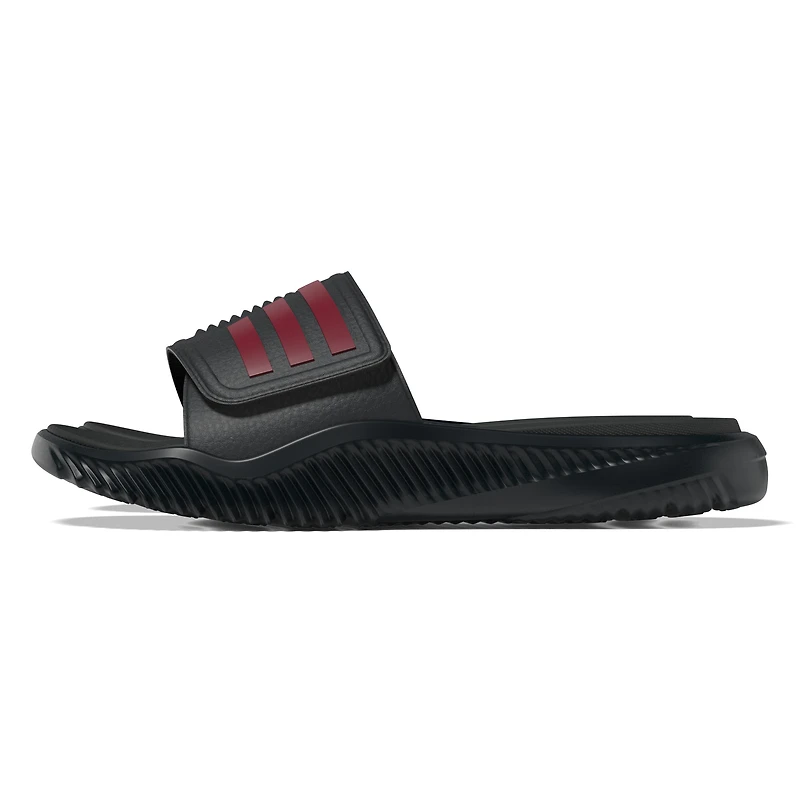 Sandales à glissière unisexe adidas Rutgers Scarlet Knights Alphabounce 2.0 noires