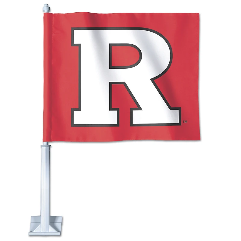 Drapeau de voiture double face WinCraft Rutgers Scarlet Knights