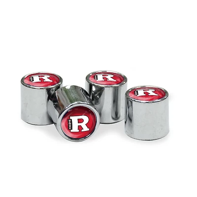 WinCraft Rutgers Scarlet Knights Mini Team Logo Valve Stem Covers