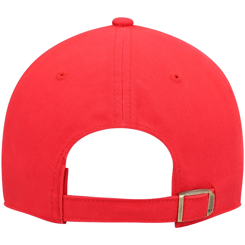 Casquette réglable pour femme '47 Scarlet Rutgers Scarlet Knights Miata Clean Up Logo