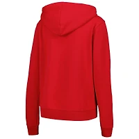 Women's Scarlet Rutgers Knights Team Big Logo Pullover Hoodie