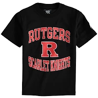 Youth Champion Black Rutgers Scarlet Knights Circling Team Jersey T-Shirt