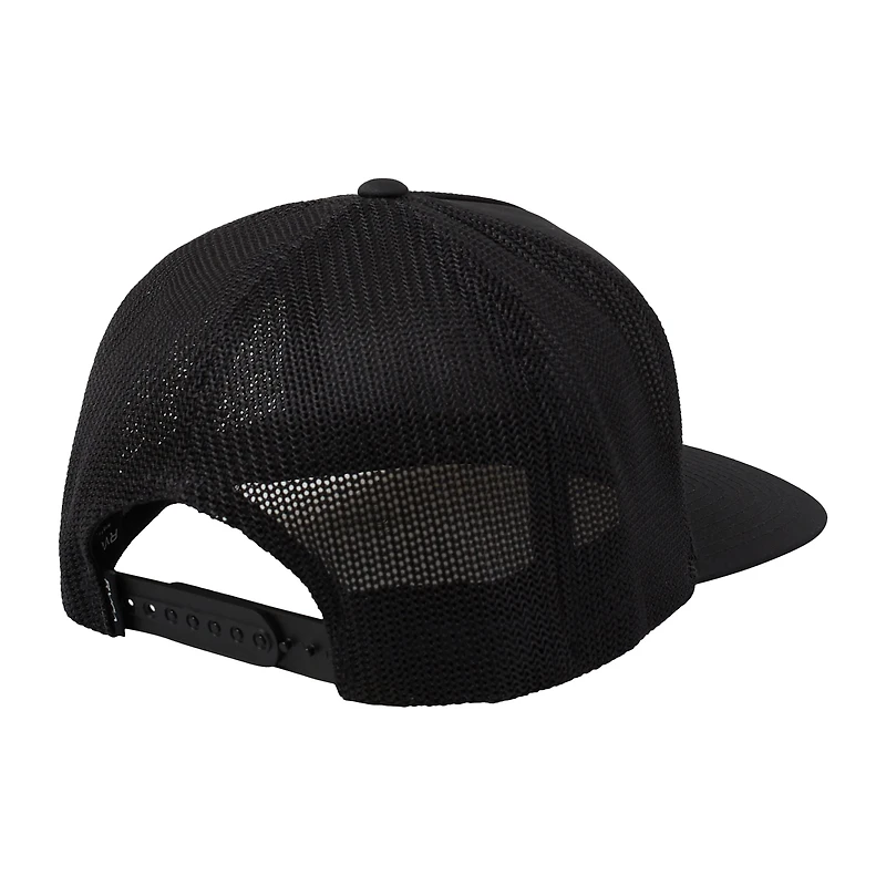 Casquette trucker ajustable RVCA noire All The Way Tech pour homme