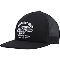 Casquette réglable RVCA Body Shop Trucker noire pour hommes