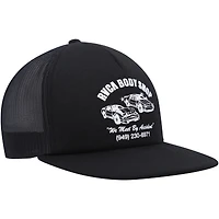 Casquette réglable RVCA Body Shop Trucker noire pour hommes