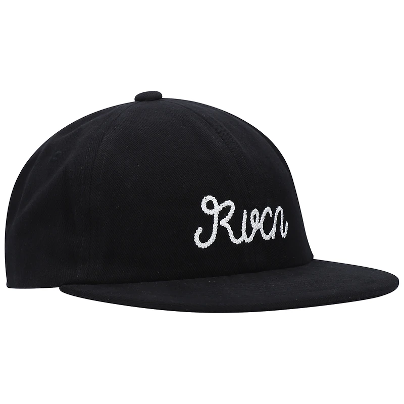 Casquette RVCA Evan Mock Sorry Snapback pour homme noire