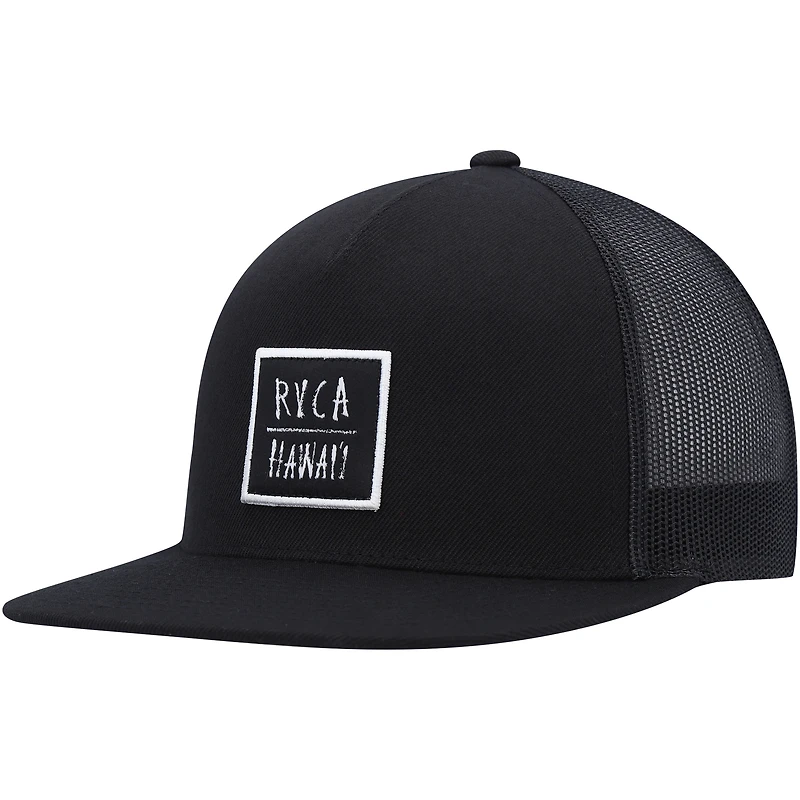 Casquette Snapback RVCA Black Horton Teeth Trucker pour hommes