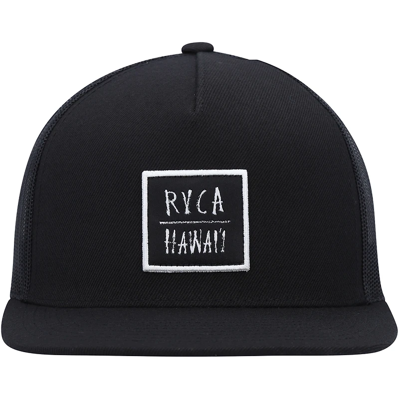 Casquette Snapback RVCA Black Horton Teeth Trucker pour hommes