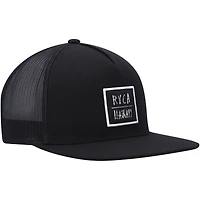 Casquette Snapback RVCA Black Horton Teeth Trucker pour hommes