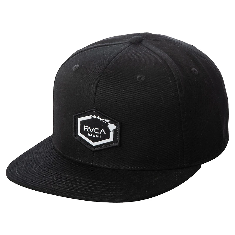 Men's RVCA Green Island Hex Snapback Hat
