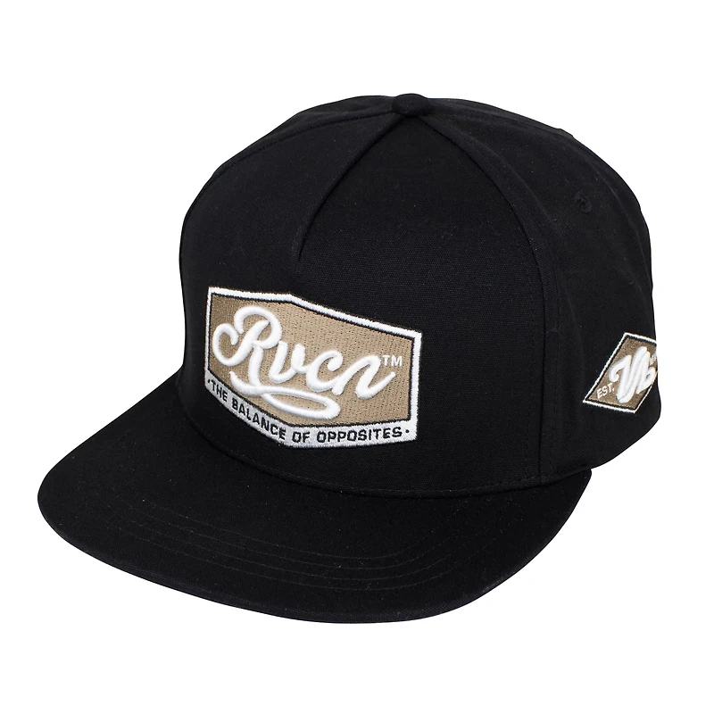 Casquette Snapback RVCA Navy Majors pour homme