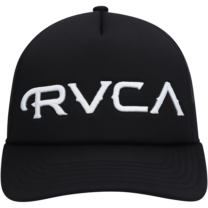 Casquette Snapback RVCA Black Mister Cartoon Trucker pour hommes