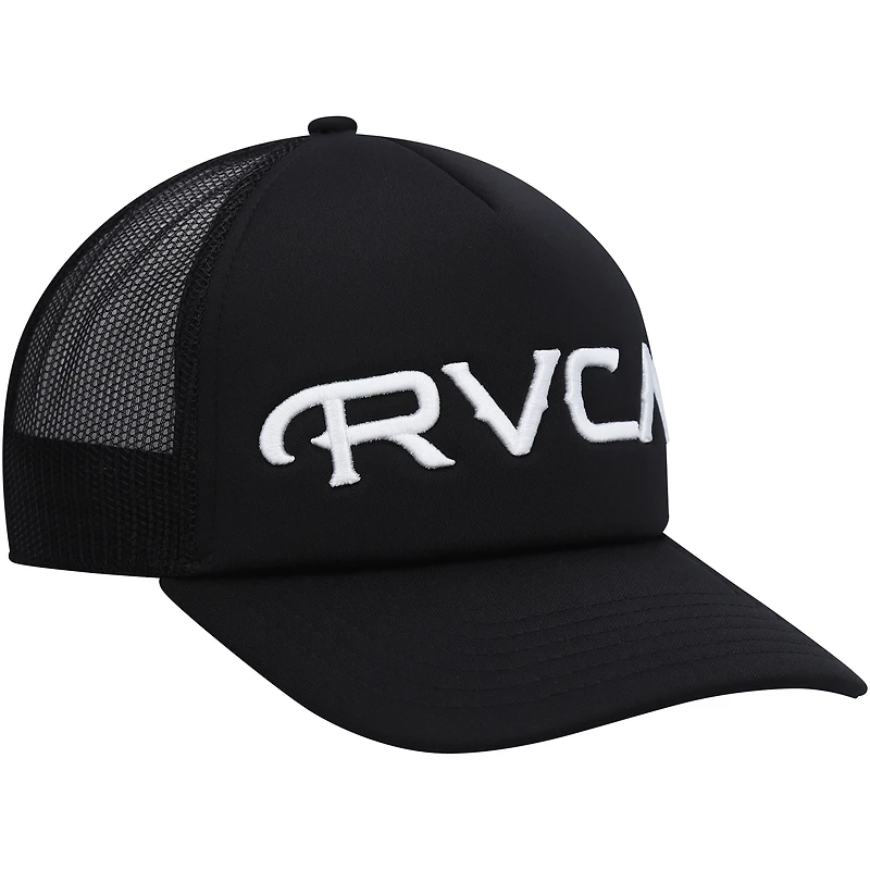 Casquette Snapback RVCA Black Mister Cartoon Trucker pour hommes