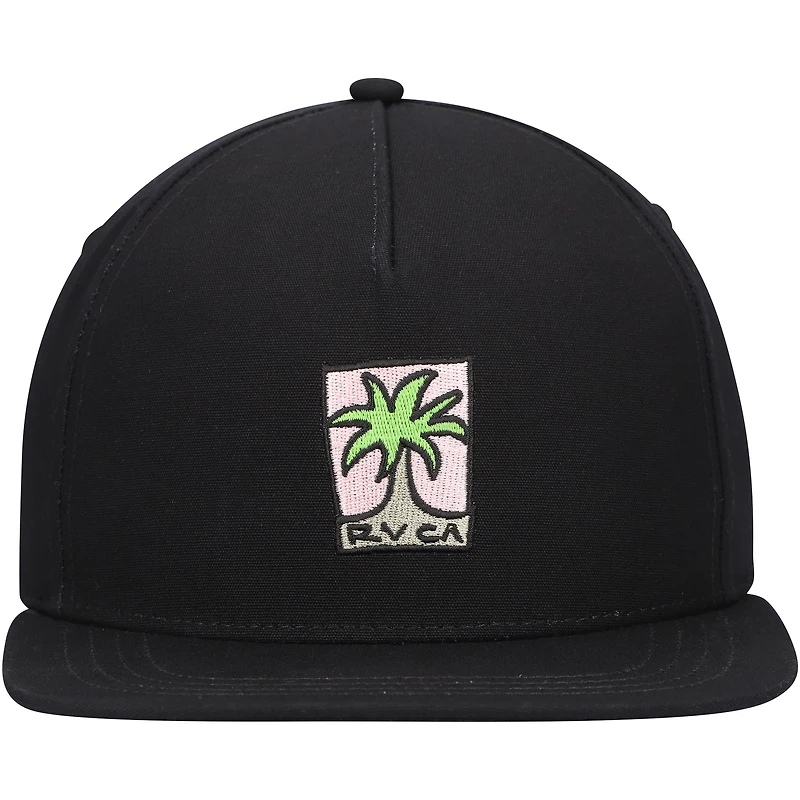 Casquette Snapback noire RVCA pour hommes