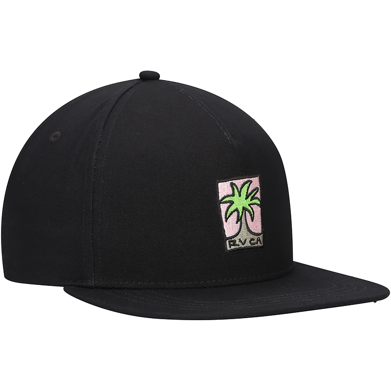 Casquette Snapback noire RVCA pour hommes