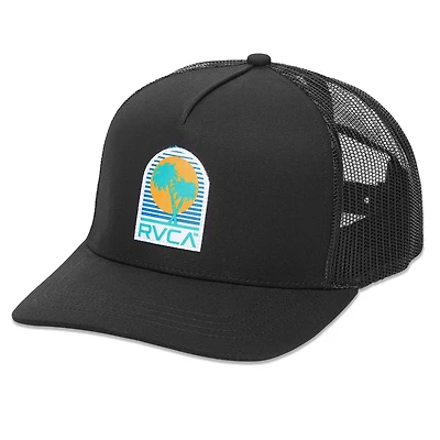 Casquette de camionneur ajustable RVCA Puerto Nuevo noire pour homme
