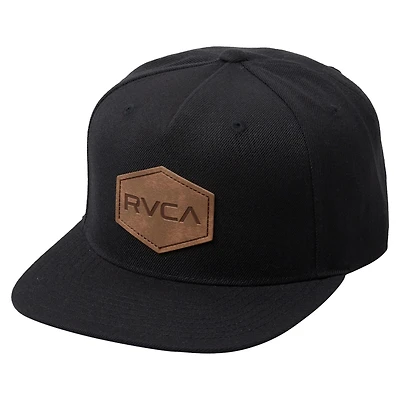 Men's RVCA  Black RVCA Commonwealth DLX Adjustable Hat