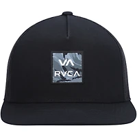 Men's RVCA Black VA All the Way Trucker - Snapback Hat