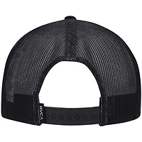 Men's RVCA Black VA ATW Print Trucker - Snapback Hat