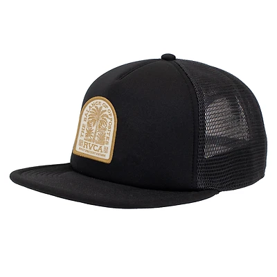 Men's RVCA Black Valley Palm Trucker Hat