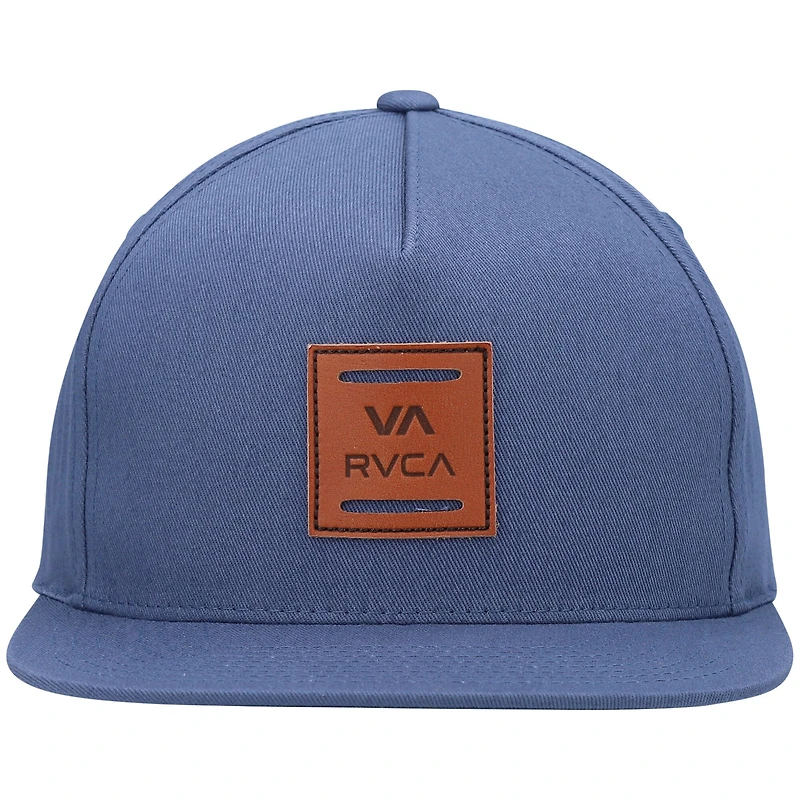 RVCA Blue All the Way pour hommes - Casquette Snapback