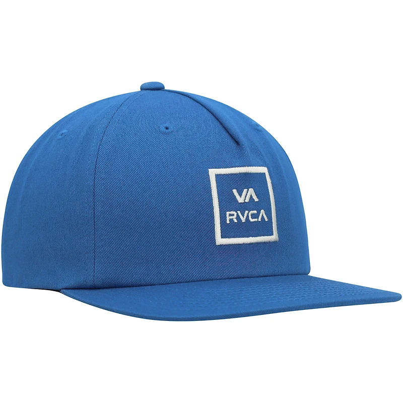 Casquette RVCA Freeman Snapback bleue pour hommes