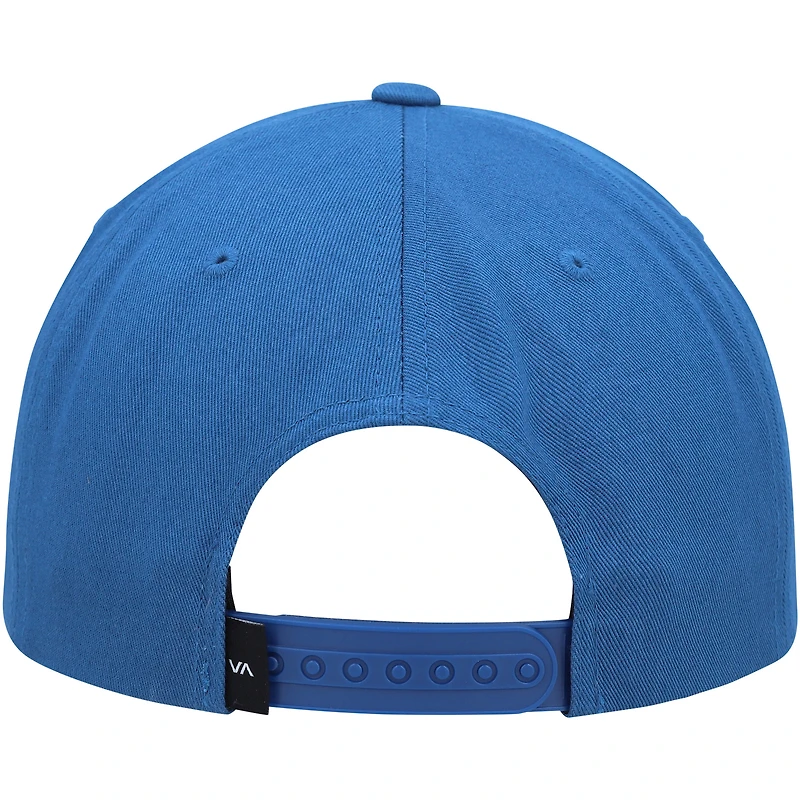 Casquette RVCA Freeman Snapback bleue pour hommes