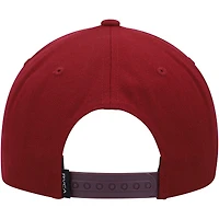 Casquette RVCA All The Way Snapback bordeaux/gris pour hommes