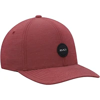 Men's RVCA Burgundy Shane Flex Hat