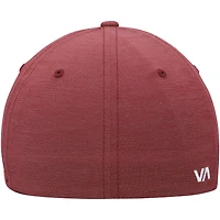 Men's RVCA Burgundy Shane Flex Hat