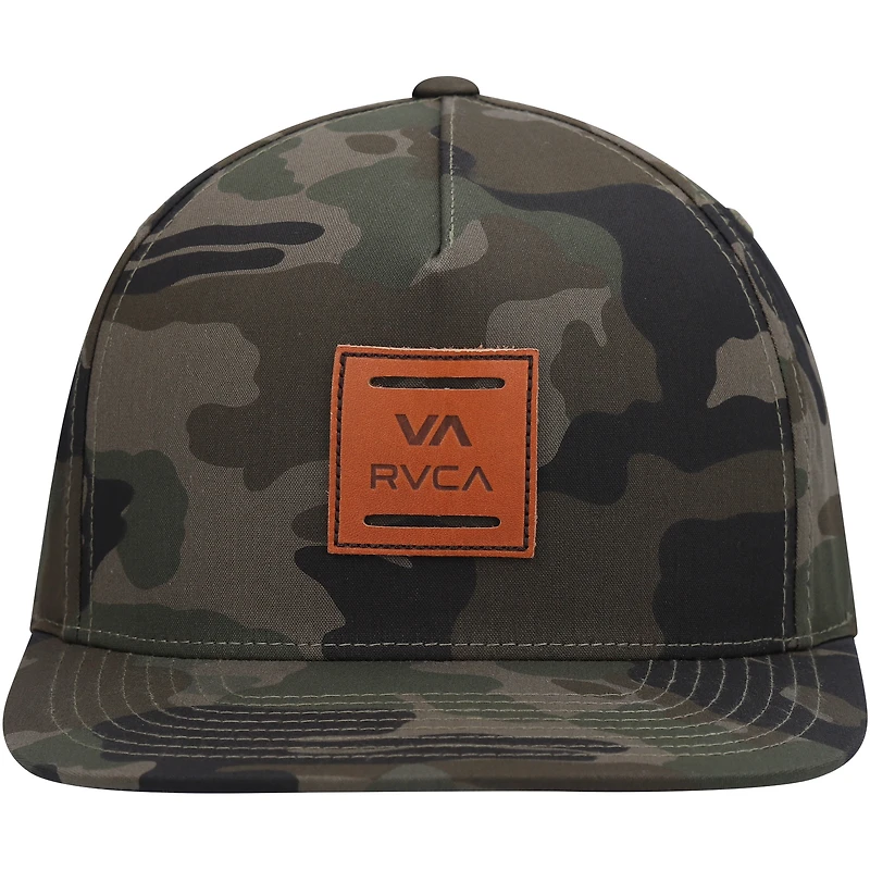 Men's RVCA Camo All The Way Snapback Hat