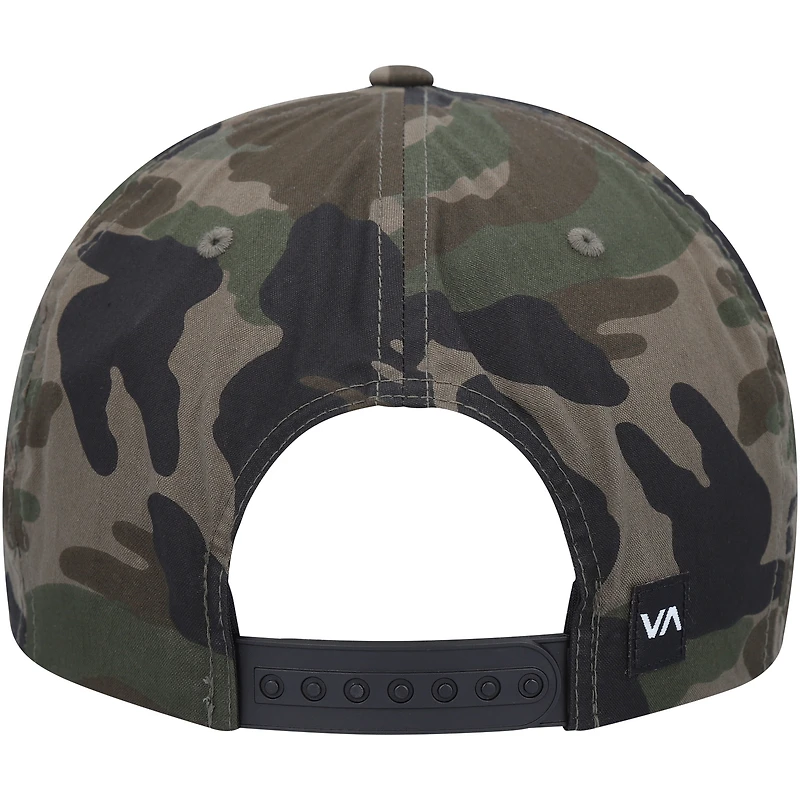 Casquette Snapback réglable RVCA Camo Commonwealth pour hommes