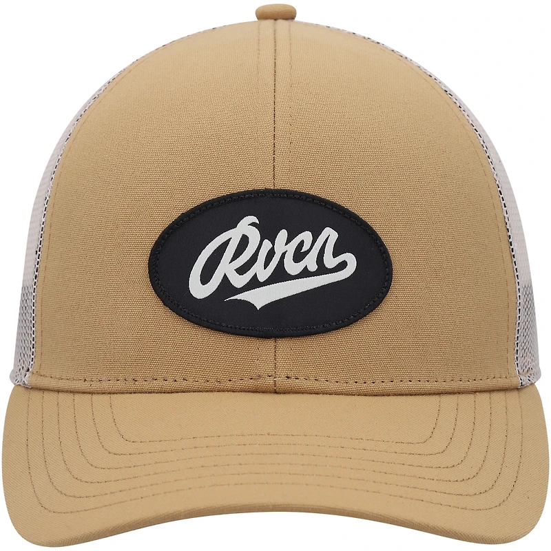 Casquette Snapback RVCA Gold Work Script Trucker pour hommes