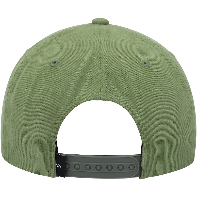 Casquette RVCA Freeman Snapback verte pour hommes