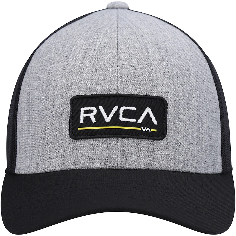 Casquette Snapback RVCA HYL Ticket III Trucker gris chiné pour hommes