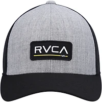 Casquette Snapback RVCA HYL Ticket III Trucker gris chiné pour hommes