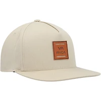Casquette RVCA Khaki VA All The Way Snapback pour hommes
