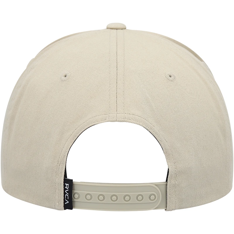 Casquette RVCA Khaki VA All The Way Snapback pour hommes