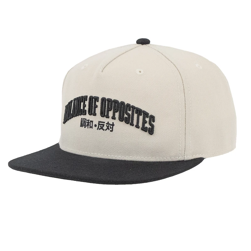 Men's RVCA Natural Wake Up Opposites Snapback Hat