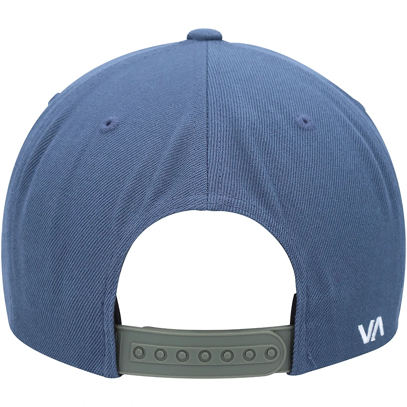 Casquette Snapback RVCA en sergé II marine/olive pour hommes