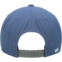 Casquette Snapback RVCA en sergé II marine/olive pour hommes