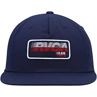 Casquette Snapback RVCA Navy Motion pour hommes